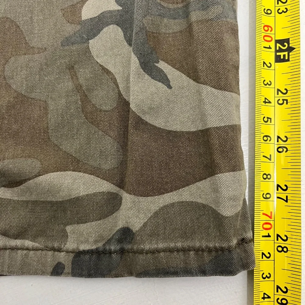 Wrangler Mens 38x30 Regular Taper Cargo Pants Green‎ Camouflage Army Flat Front